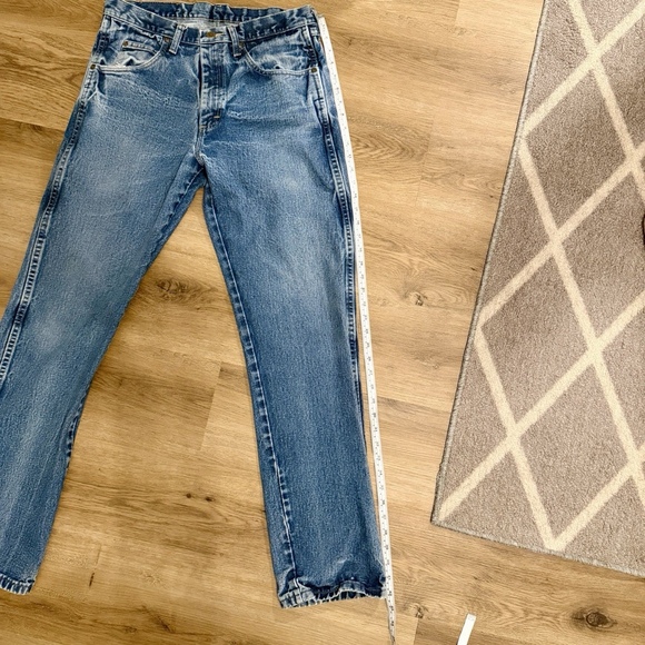 Wrangler Rugged Wear Jeans Men’s 32x34 Blue Denim Straight Leg 90s Y2K - Picture 8 of 8